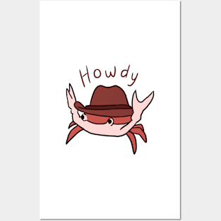 Cowboy crab Posters and Art